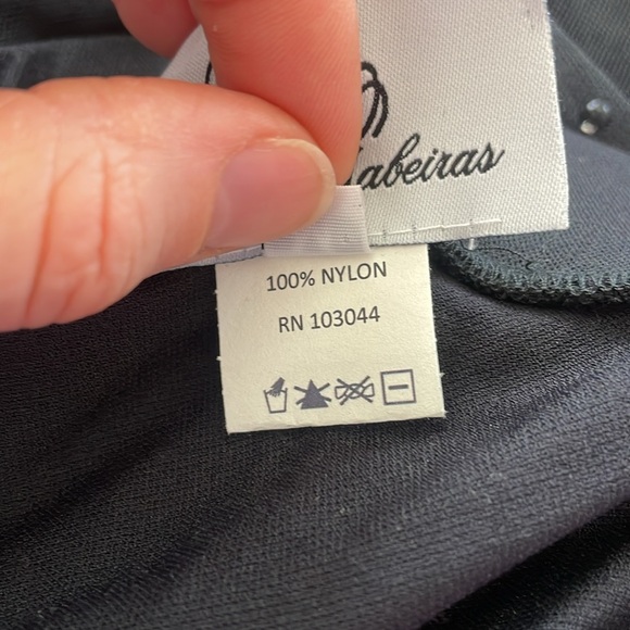 tea length a line tulle layer black skirt with faux pearls - Picture 6 of 9